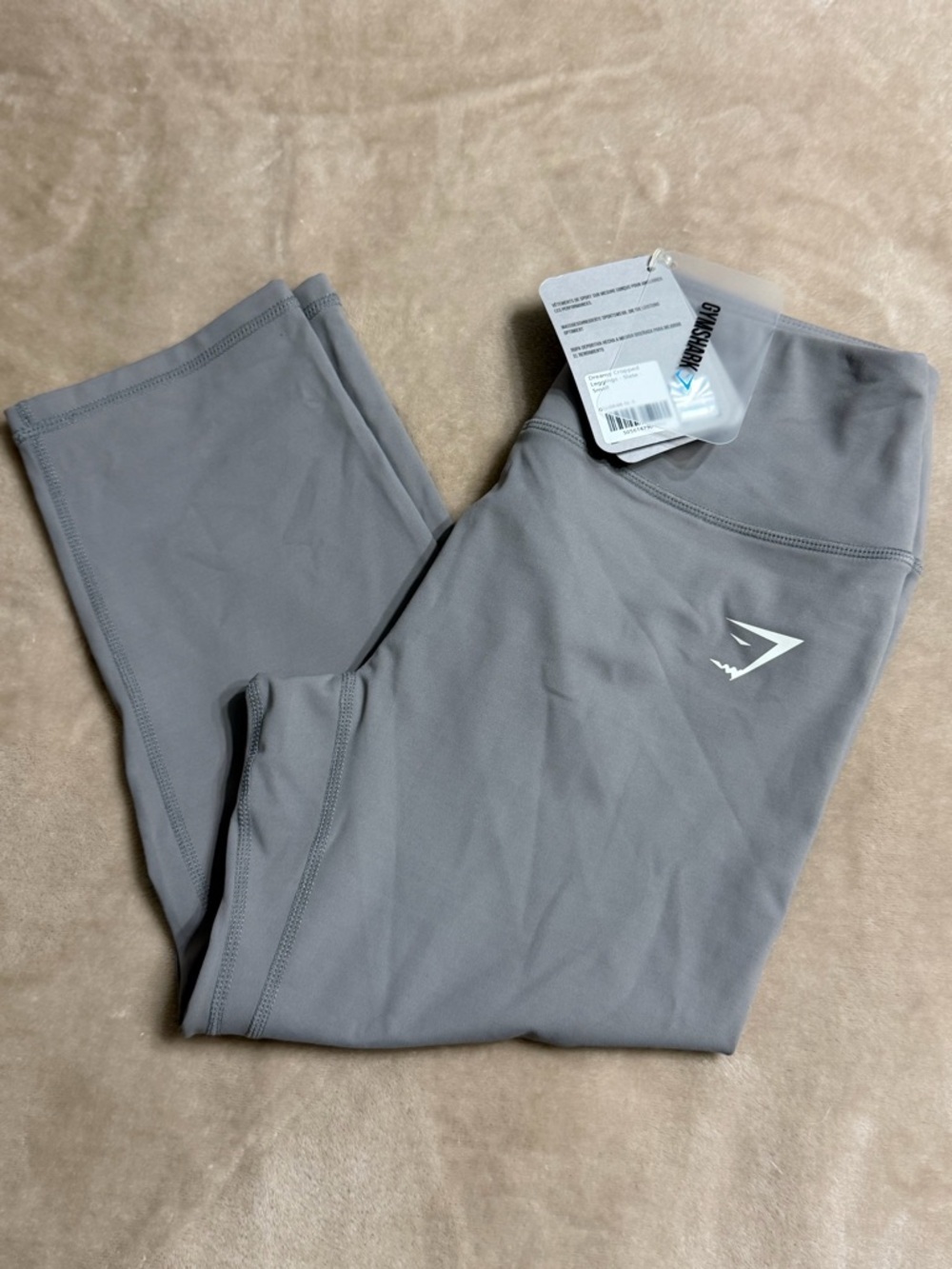 Gymshark Dreamy Cropped Leggings Slate Gray Size Small NWT